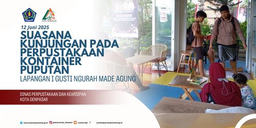 Suasana Kunjungan Perpustakaan Kontainer